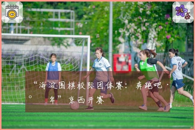 “海淀围棋校际团体赛：奔跑吧·少年”京西开赛